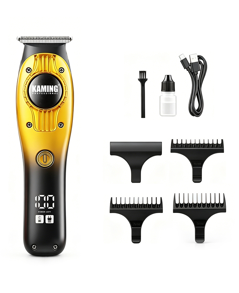 Kaming 1710 Profesyonel Zero Gap Dijital Ekran Oyma Saç Kesme Makinesi