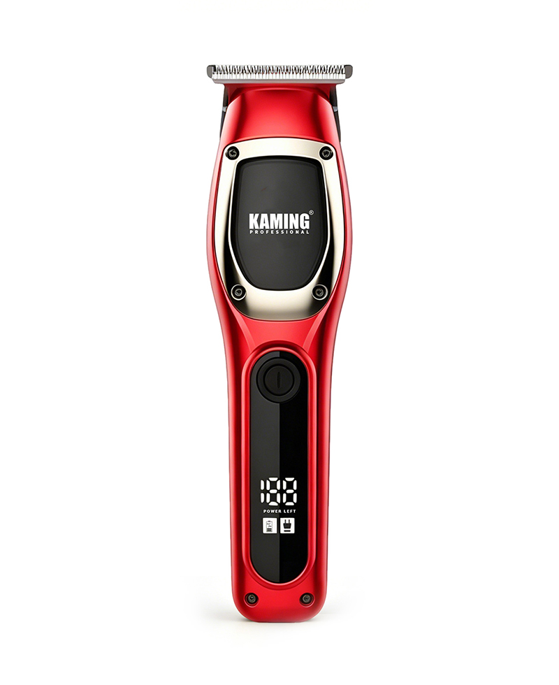 Kaming1711 Erkekler için Yeni Elektrikli Saç Kesme Makinesi Sıfır Boşluk Dijital Ekran 7000 RPM Detay Giyotin Sınır Ötesi Ticaret
