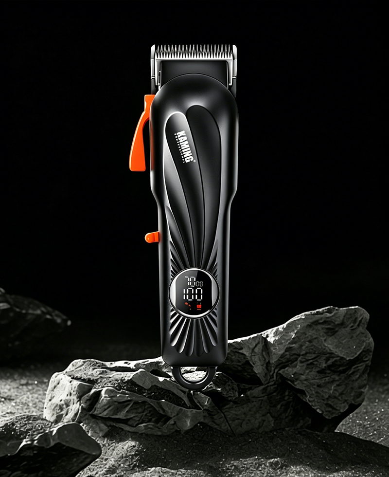 Kaming 806 LCD Ekranlı Profesyonel Salon Saç Kesme Makinesi